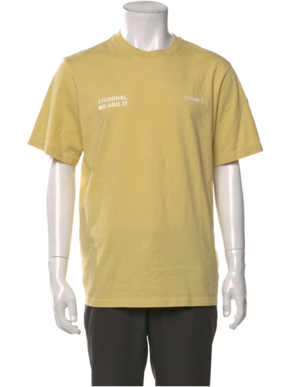 Stendhal x Fragment Design Milano T-Shirt in Pale Yellow